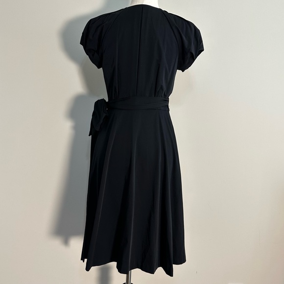 Diane Von Furstenberg | Peyton Wrap Dress | Black | Size 6 - Picture 5 of 13